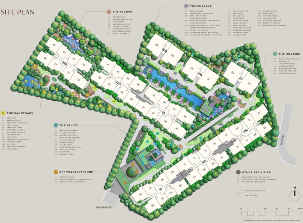 Terra Hill site plan and condo blocks